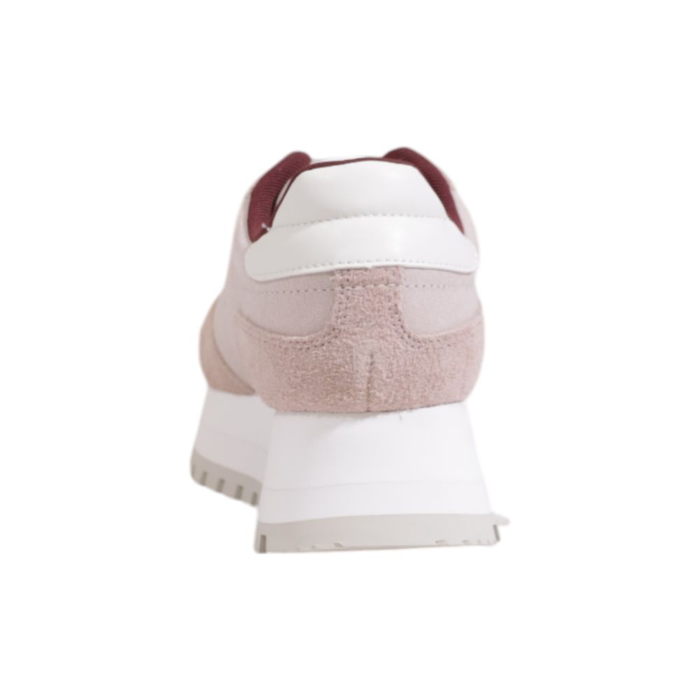 Calvin Klein Jeans Lila Leder Low-Top-Sneaker