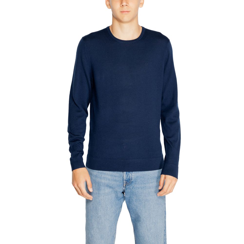 Calvin Klein Blaue Sportbekleidung aus recycelter Wolle