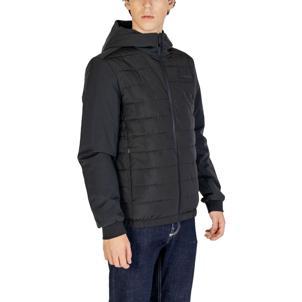Calvin Klein Black Jackets Made from Recycled Polyester &amp