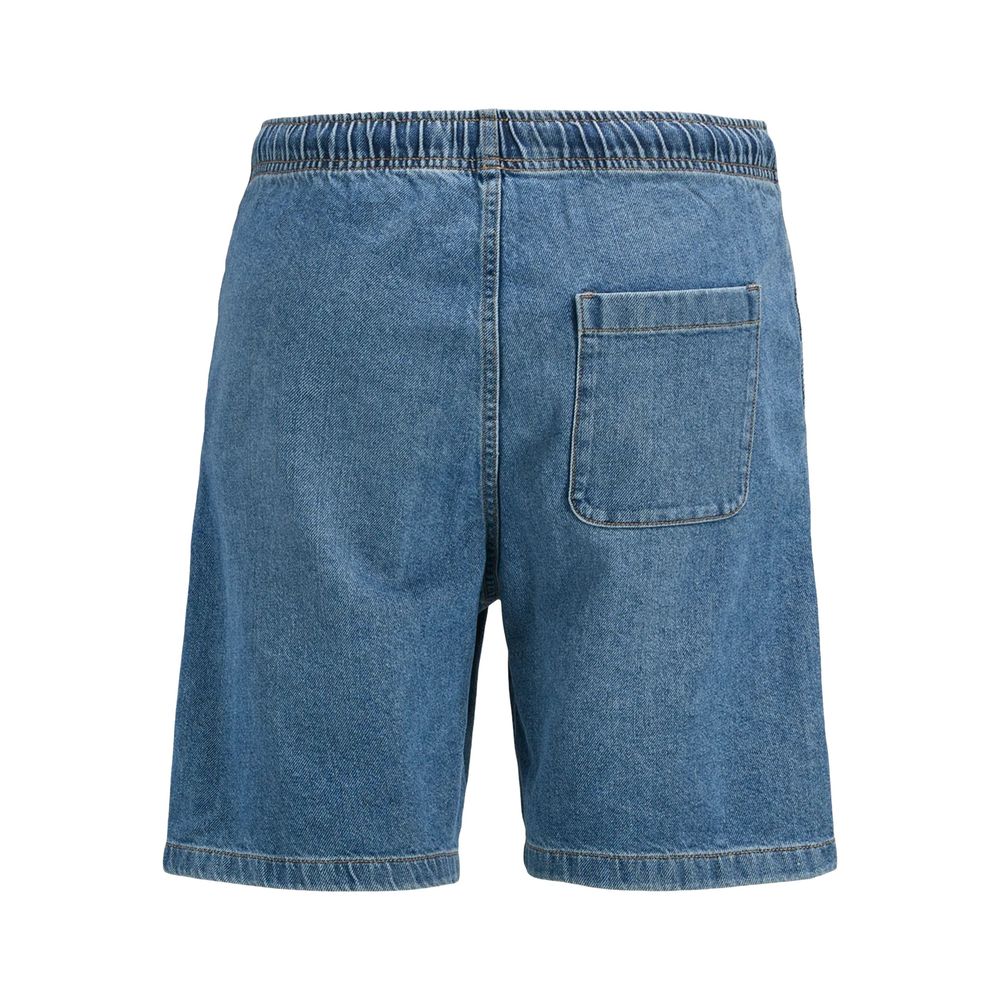 Jack Jones Hellblaue Baumwoll-Bermudashorts