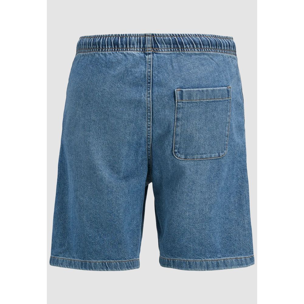 Jack Jones Hellblaue Baumwoll-Bermudashorts
