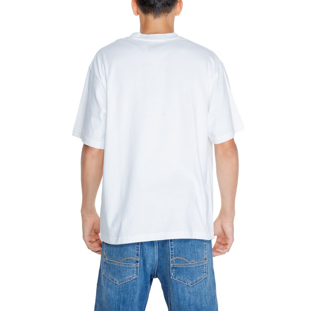 Replay Weißes Baumwoll-T-Shirt