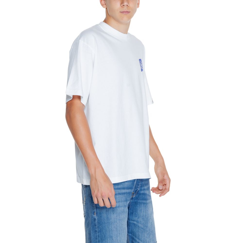 Replay Weißes Baumwoll-T-Shirt