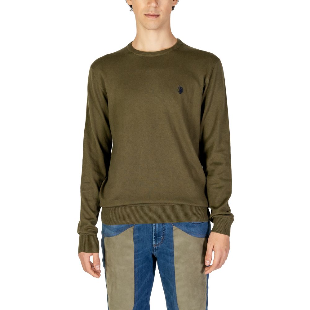 U.S. POLO ASSN. Grüner Baumwoll-Sweatshirt