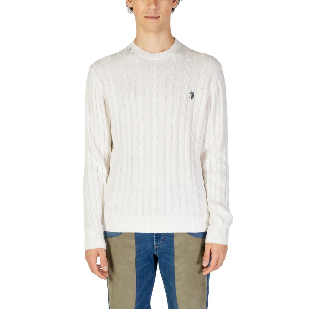 U.S. POLO ASSN. Cotton sweatshirt in white