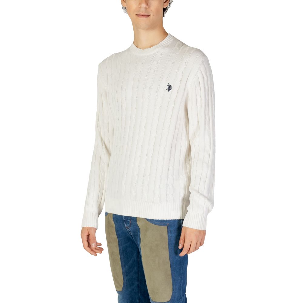 U.S. POLO ASSN. Cotton sweatshirt in white