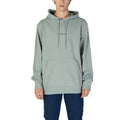Calvin Klein Jeans Grüner Baumwoll-Kapuzenpullover