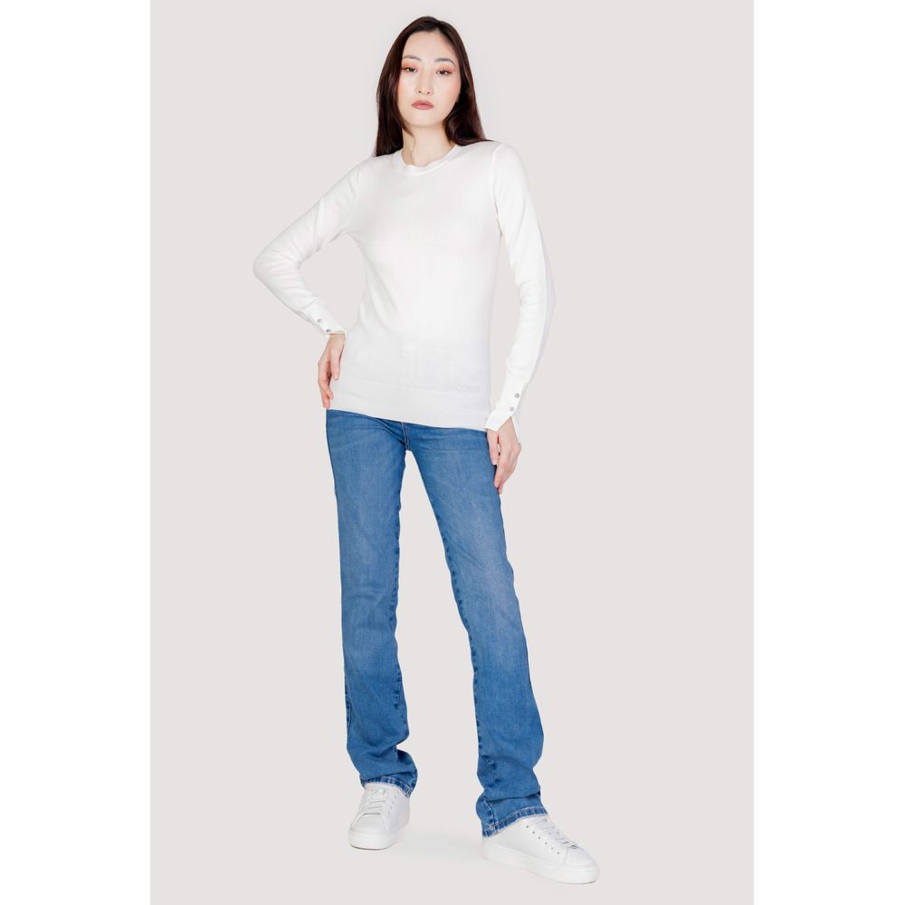 Guess Weißes Baumwoll-Sweatshirt
