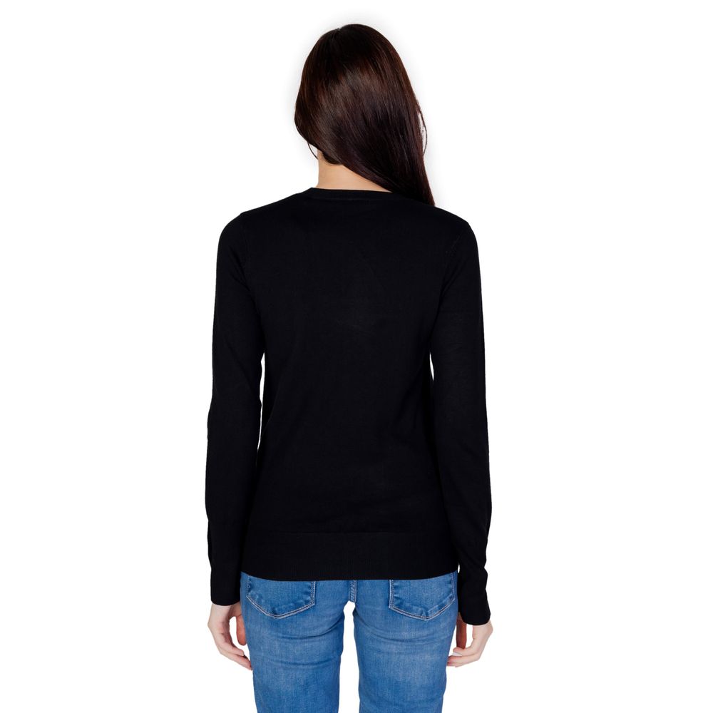 Guess Schwarzer Baumwoll-Sweatshirt