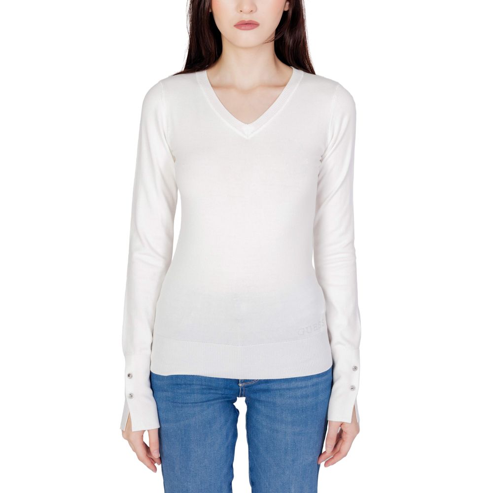 Guess Weißes Baumwoll-Sweatshirt
