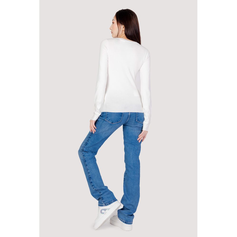 Guess Weißes Baumwoll-Sweatshirt
