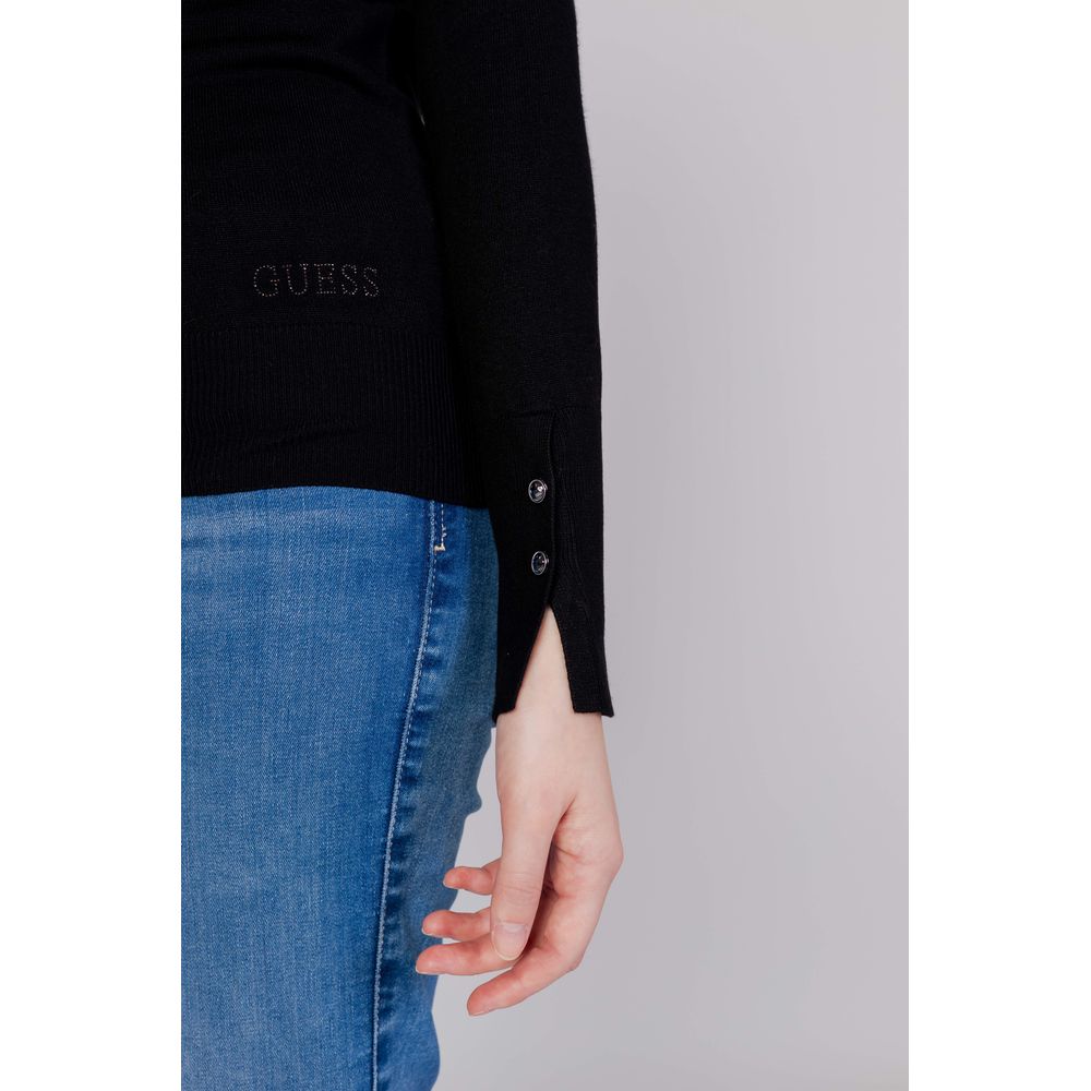 Guess Schwarzer Baumwoll-Sweatshirt