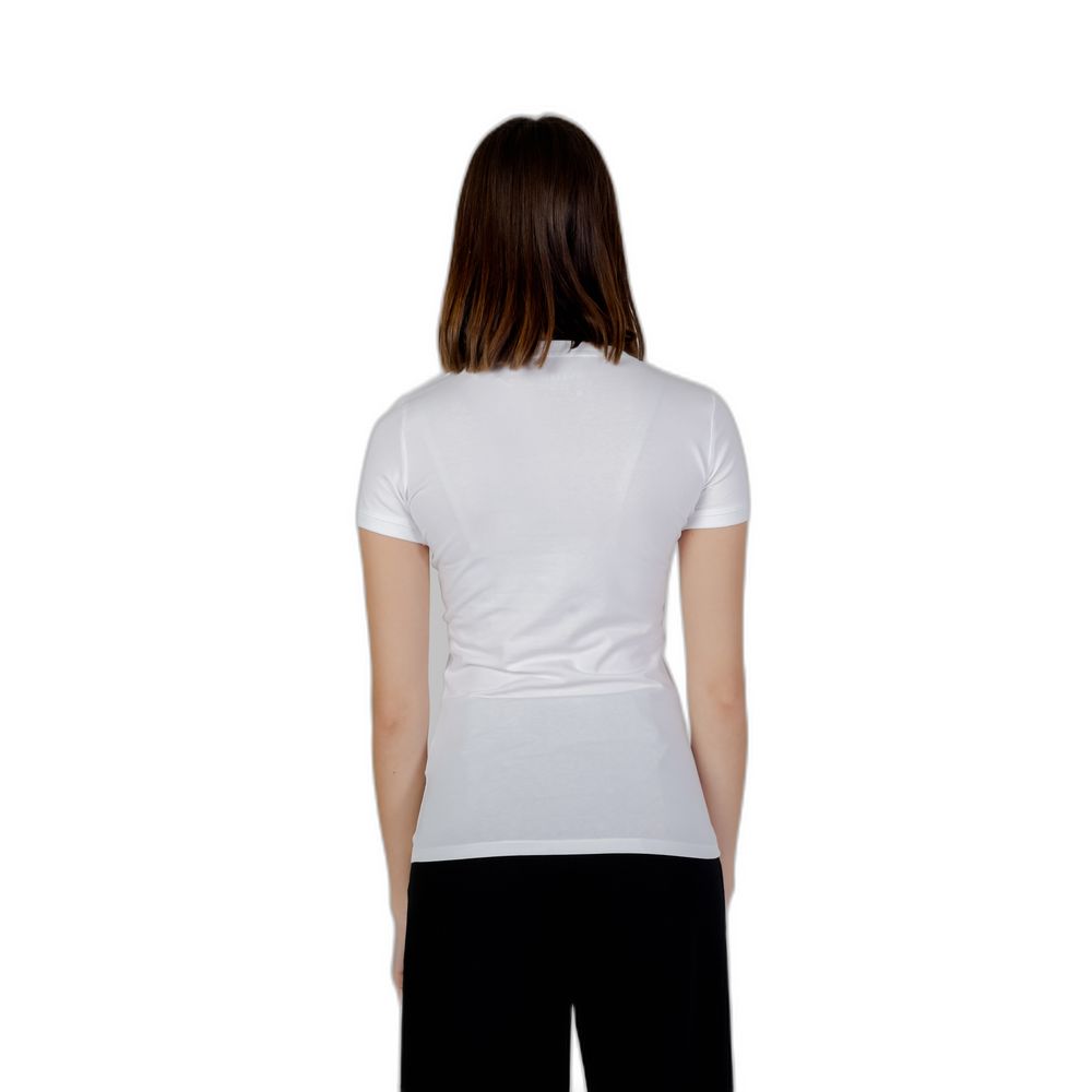 Guess Weißes Baumwoll-T-Shirt