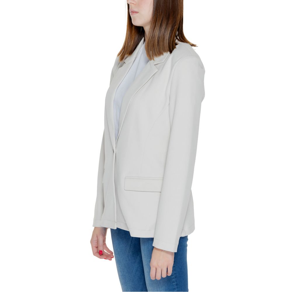Only Beige Polyester Blazer