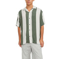 Jack Jones Green Viscose Short Sleeve Shirt
