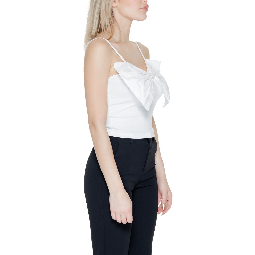 Only Weiße Bio-Baumwoll-Trägershirts