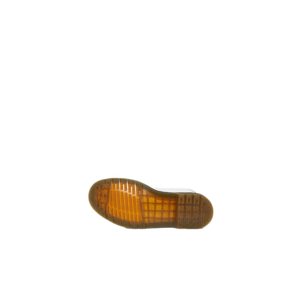 Dr. Martens Weiße Leder-Schnürstiefel