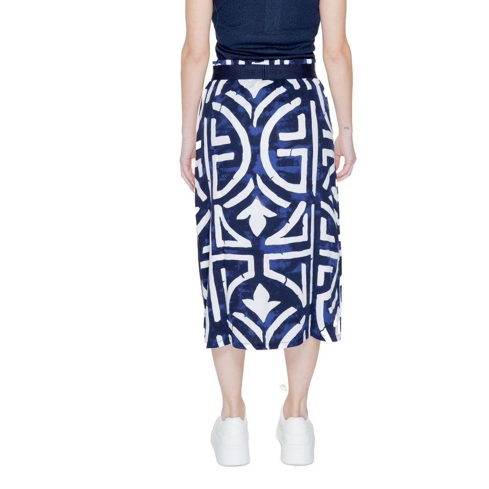 Street One Blue Viscose Maxi Skirt