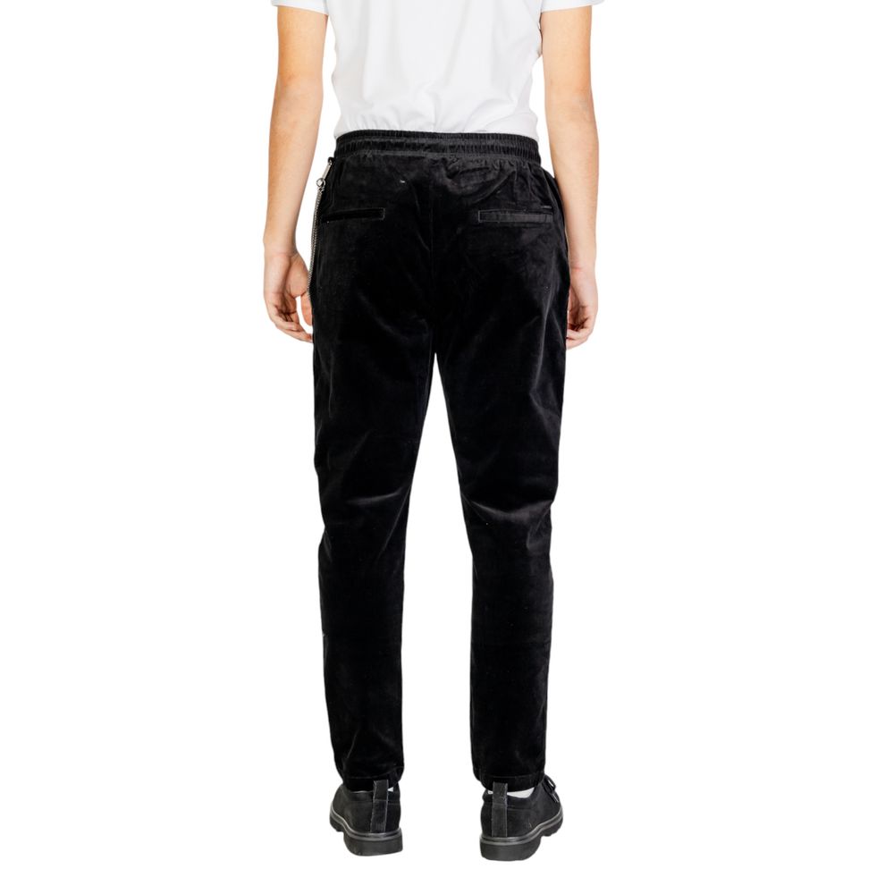 Gianni Lupo Black Cotton Trousers
