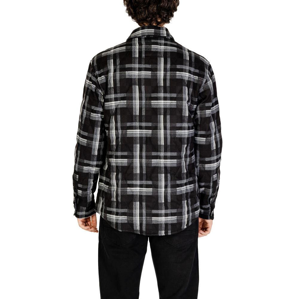 Gianni Lupo Black Polyester Jackets &amp