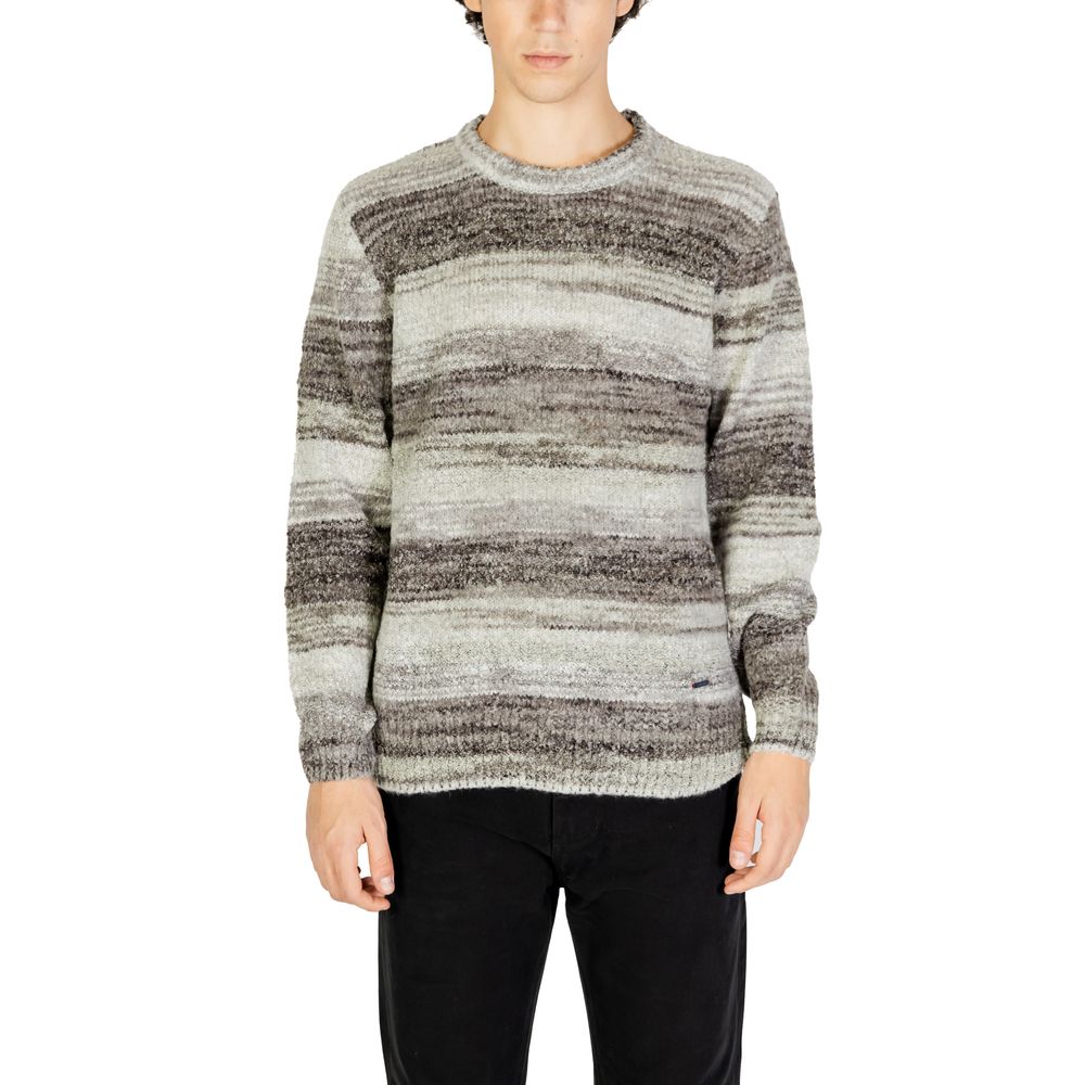 Gianni Lupo Grey Polyacrylic Sweater