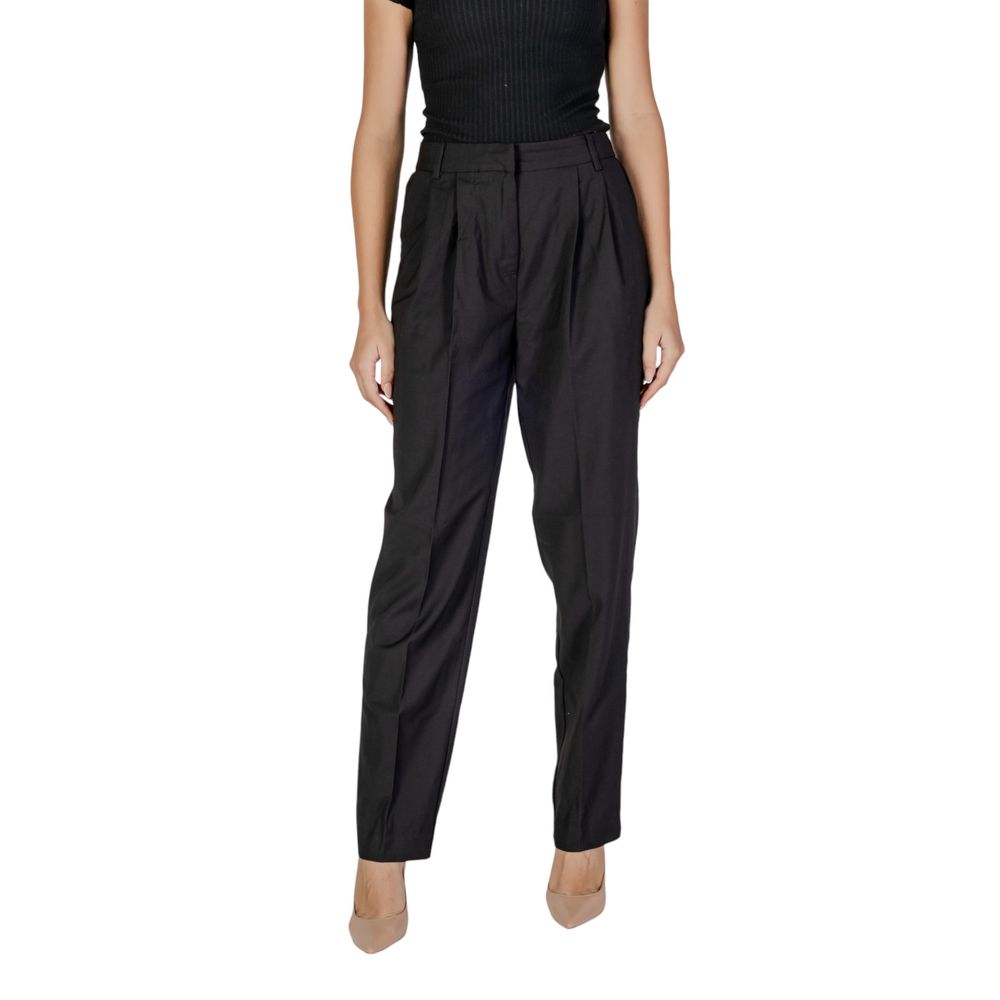 Vila Clothes Schwarze Palazzo-Hose aus Polyester