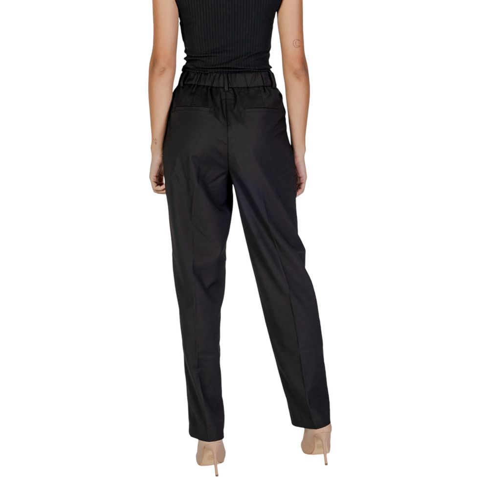 Vila Clothes Schwarze Palazzo-Hose aus Polyester