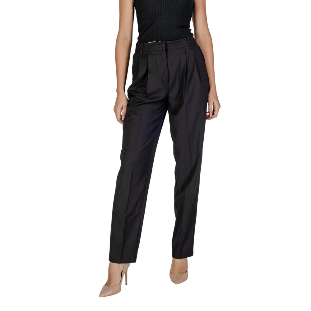 Vila Clothes Schwarze Palazzo-Hose aus Polyester