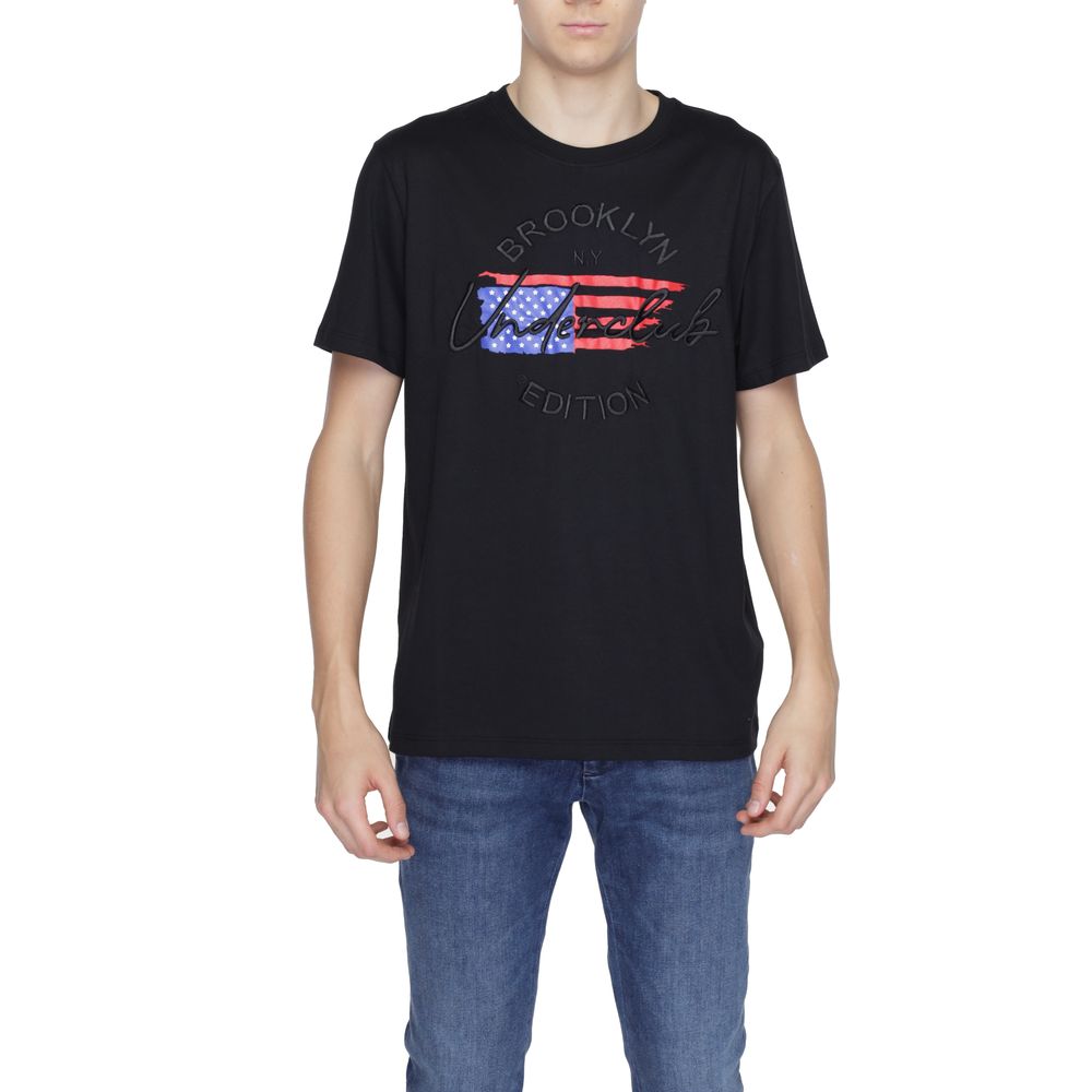Underclub Schwarzes Baumwoll-T-Shirt