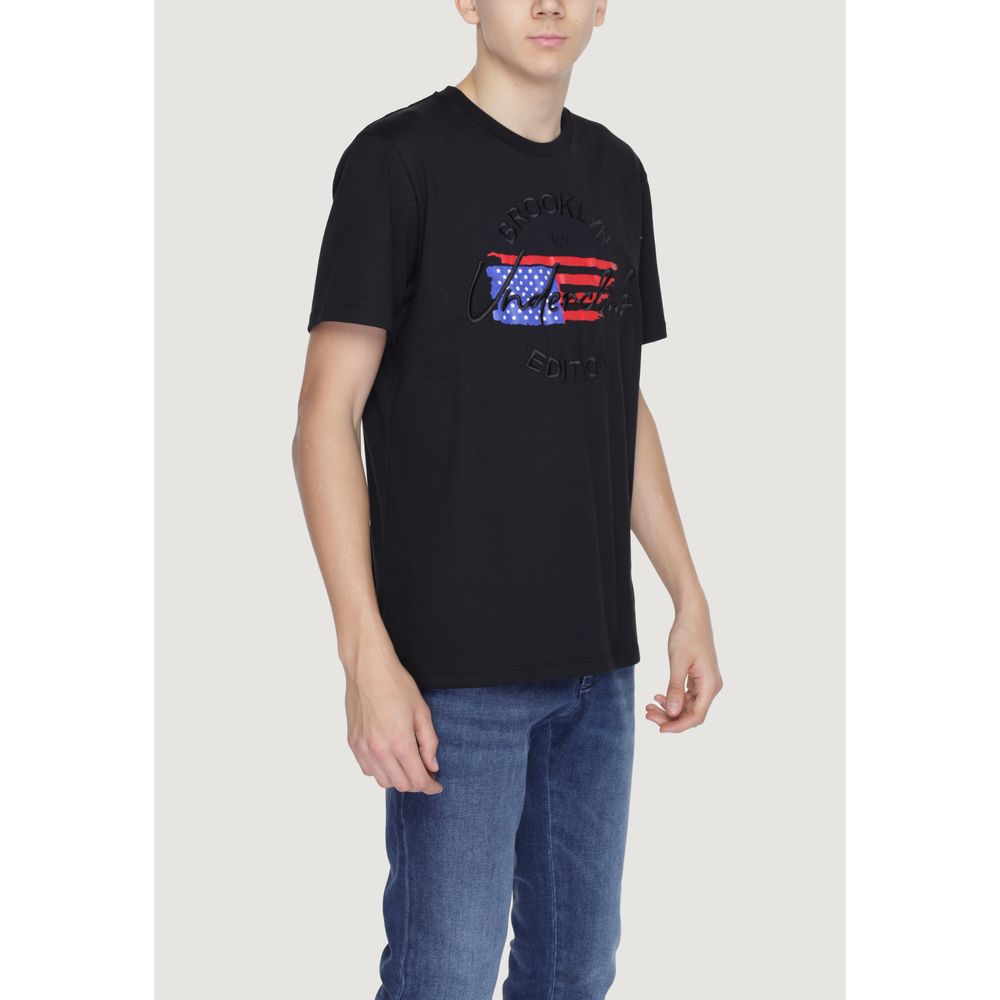 Underclub Schwarzes Baumwoll-T-Shirt