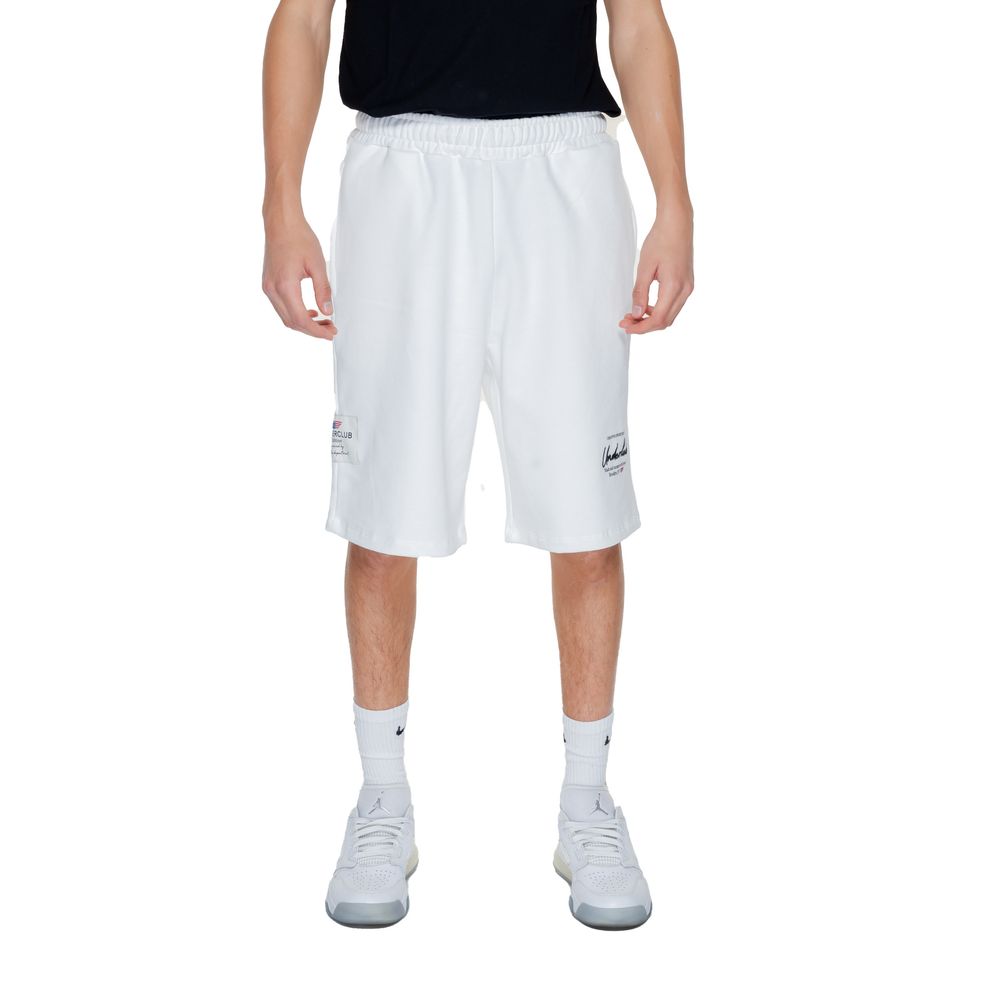 Underclub Weiße Baumwoll-Bermudashorts