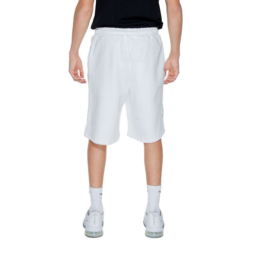 Underclub Weiße Baumwoll-Bermudashorts