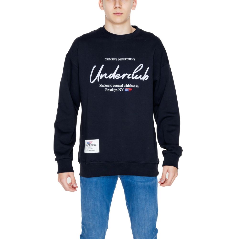 Underclub Schwarzer Baumwoll-Sweatshirt