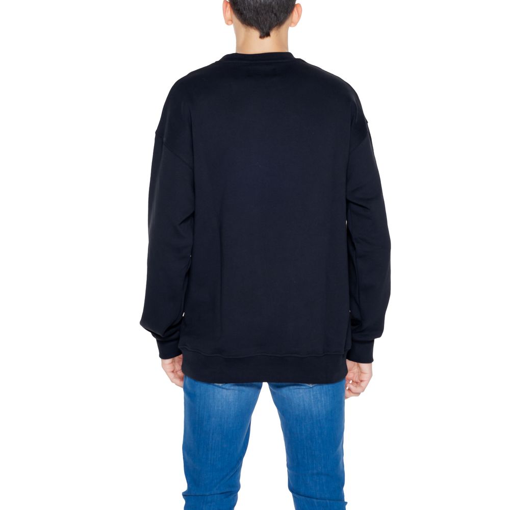 Underclub Schwarzer Baumwoll-Sweatshirt