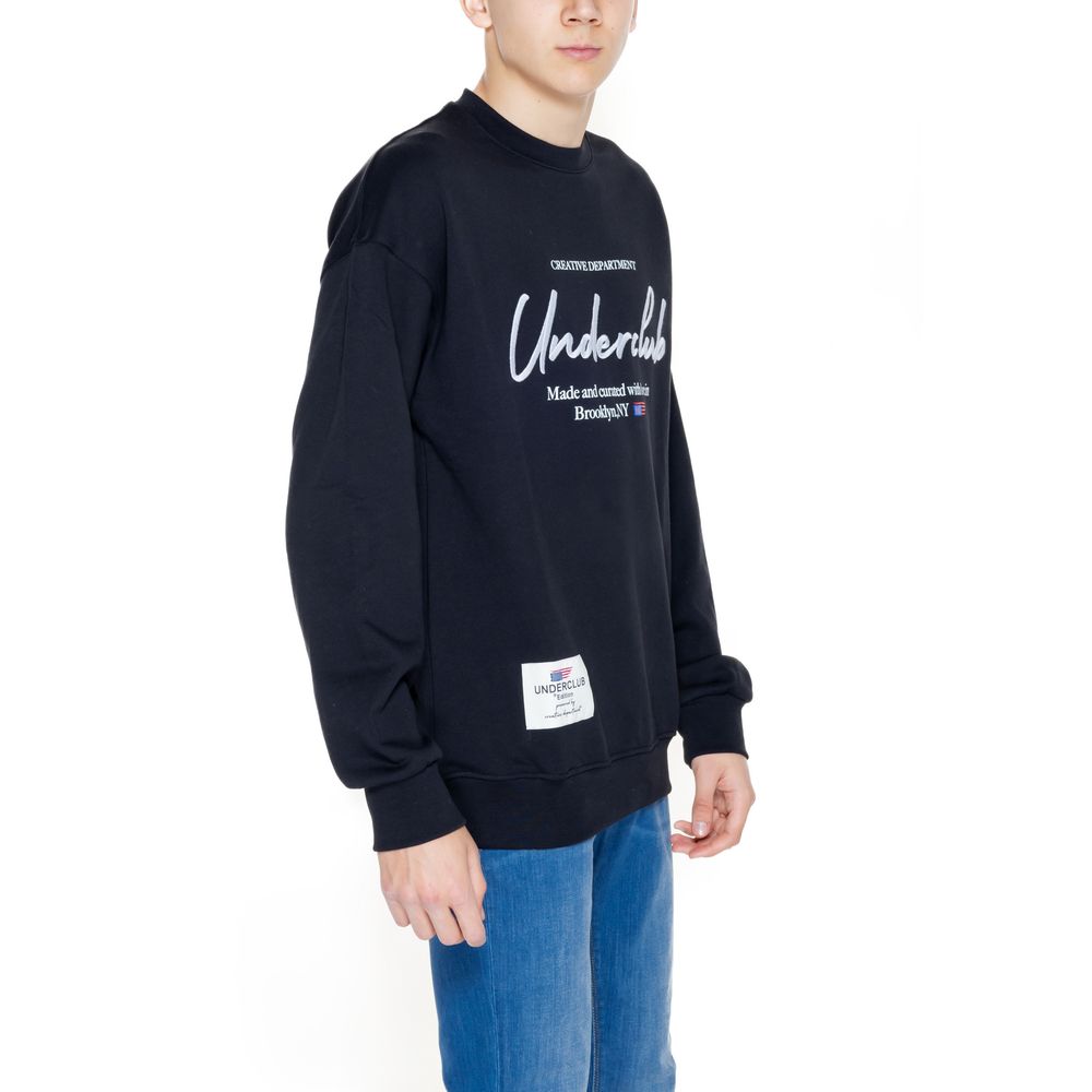 Underclub Schwarzer Baumwoll-Sweatshirt