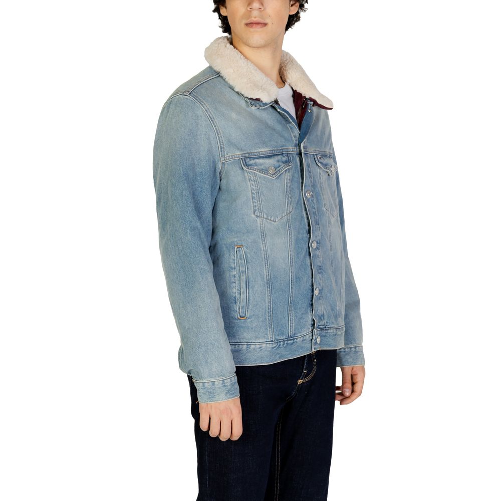 Tommy Hilfiger Jeans Hellblaue Jeansjacke aus Baumwolle