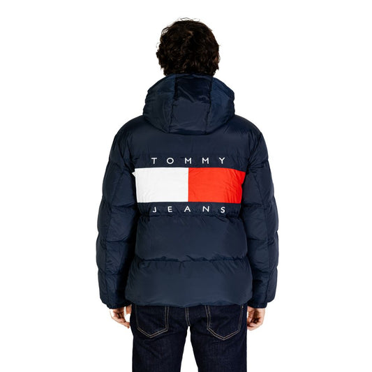 Tommy Hilfiger Jeans Blaue Jacken aus recyceltem Polyester &amp