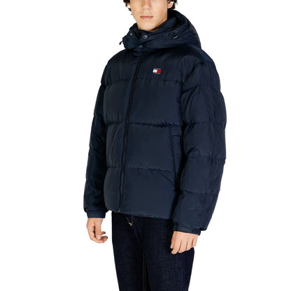 Tommy Hilfiger Jeans Blaue Jacken aus recyceltem Polyester &amp