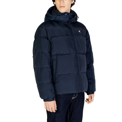 Tommy Hilfiger Jeans Blaue Jacken aus recyceltem Polyester &amp