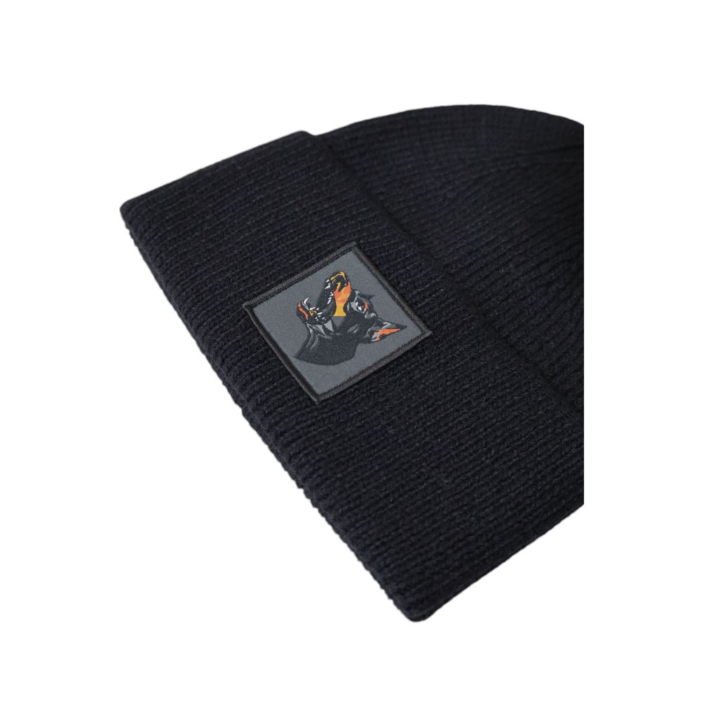 Antony Morato Black Wool Beanie (Baseball Cap)