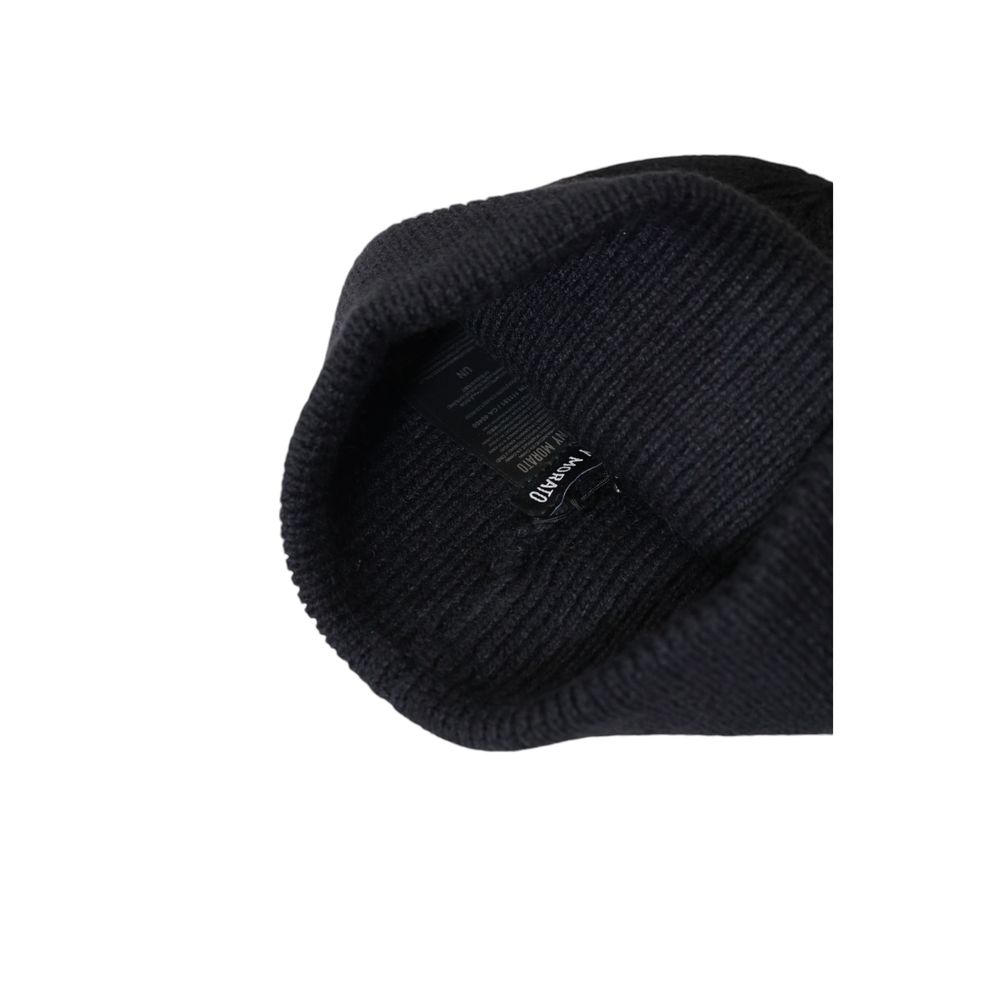 Antony Morato Black Wool Beanie (Baseball Cap)