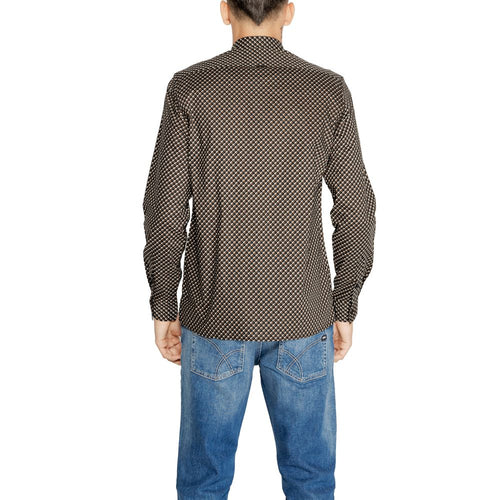 Antony Morato Hemd mit braunem Baumwollmuster