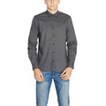 Antony Morato Grey Patterned Cotton Shirt