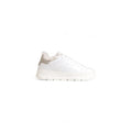 Crime London White Chunky Leather Sneakers