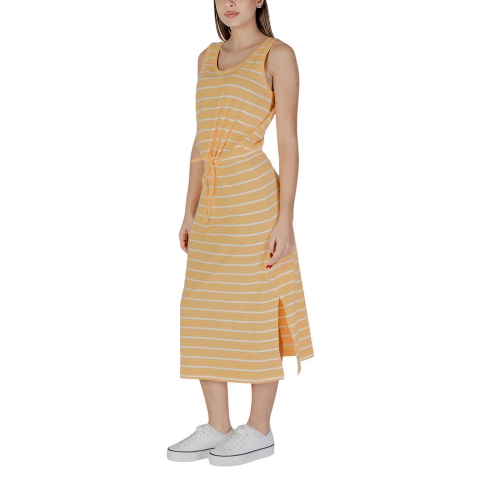 B.Young Zweifarbige Baumwoll-Maxikleid