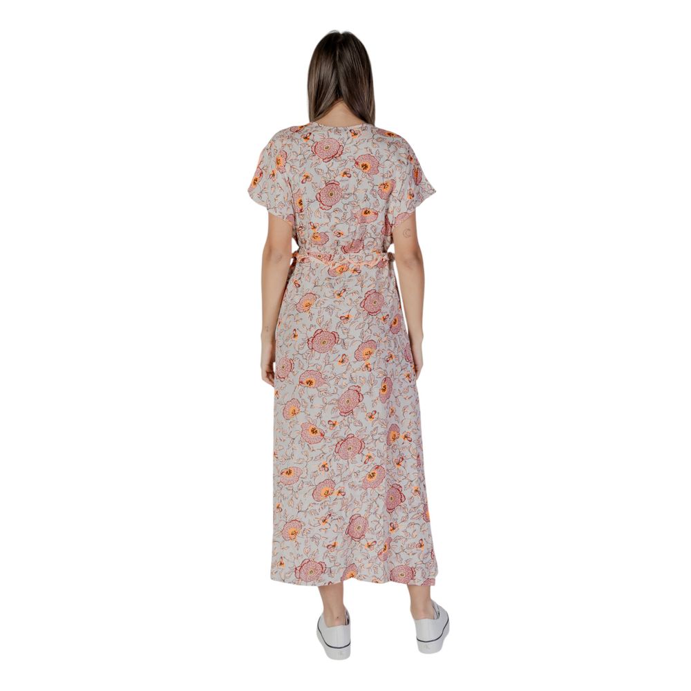 B.Young Mehrfarbiges Baumwoll-Maxikleid
