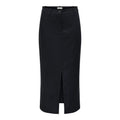 Jacqueline De Yong Grey Polyester Long Skirt
