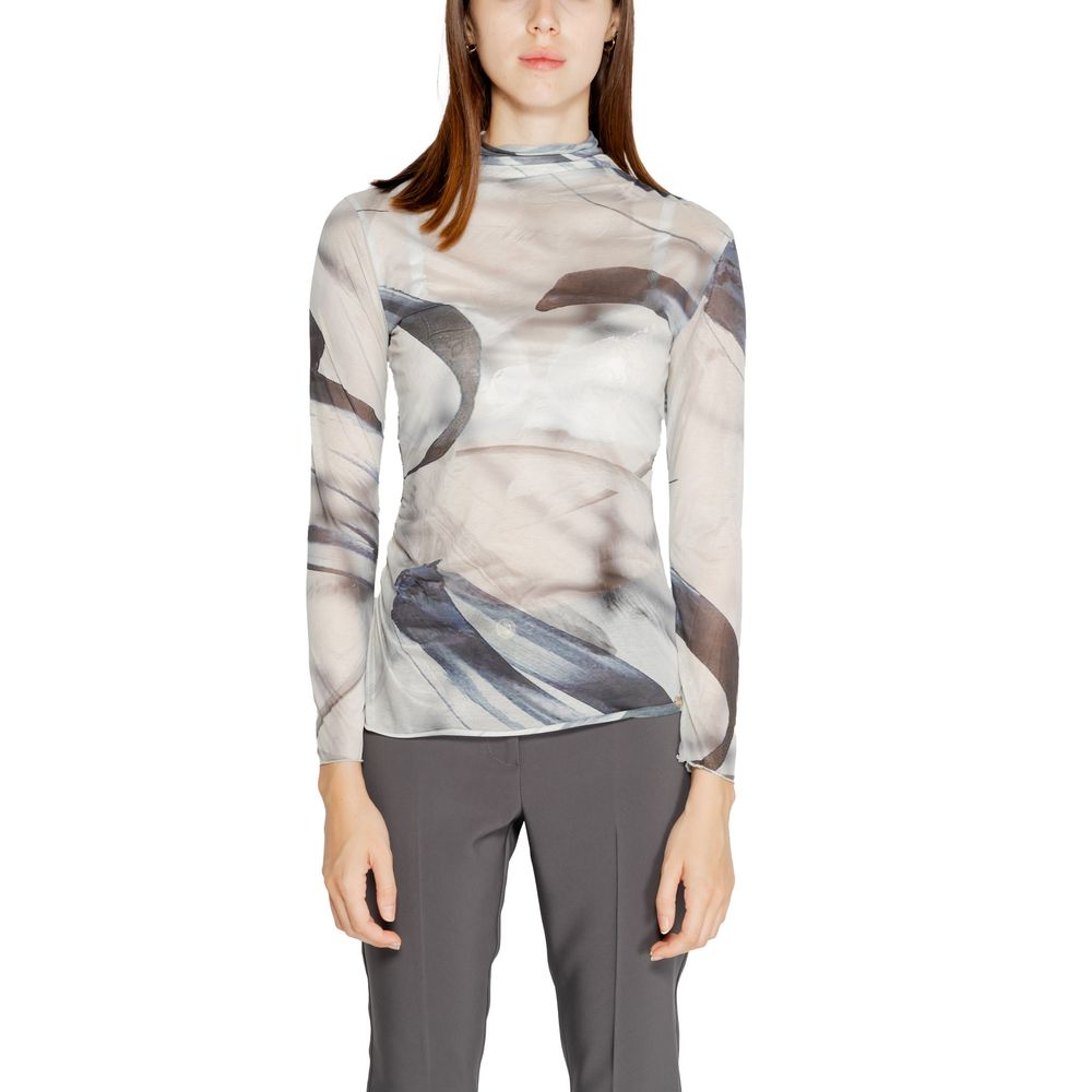Rinascimento Gray Polyester Long-Sleeve Shirt