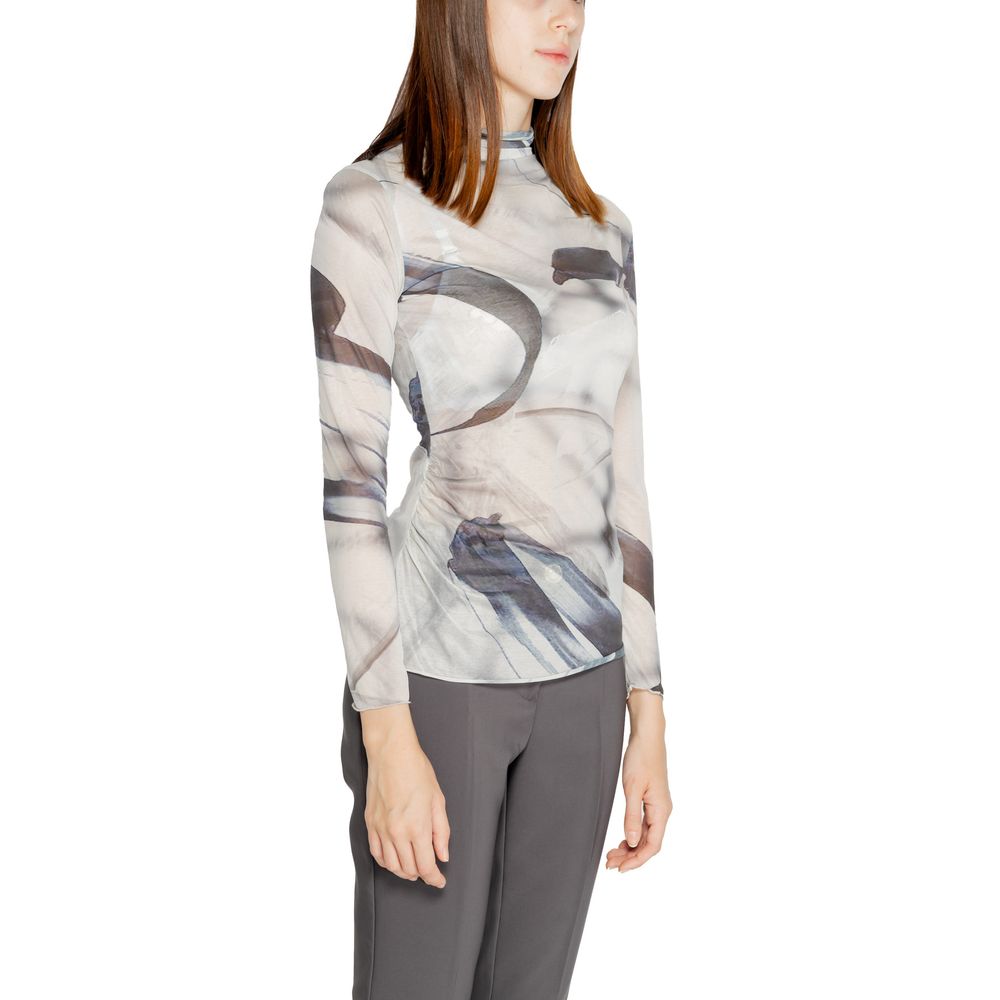 Rinascimento Gray Polyester Long-Sleeve Shirt