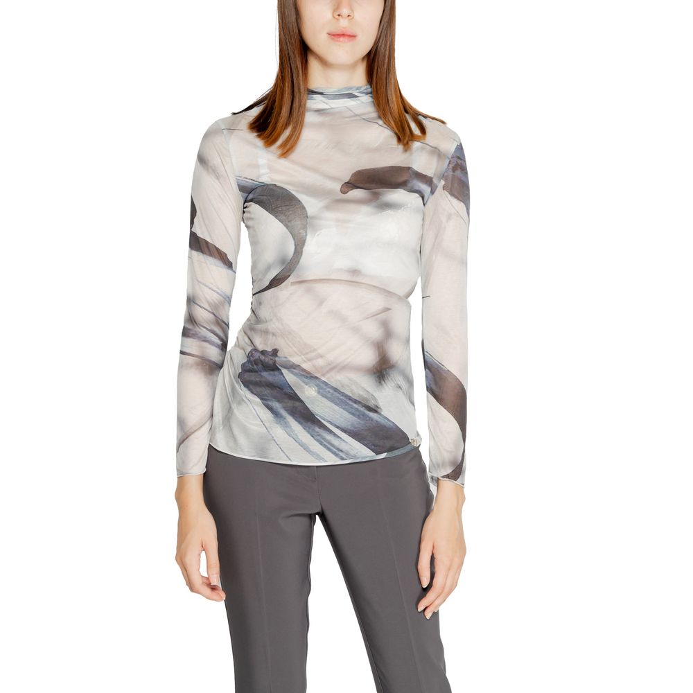 Rinascimento Gray Polyester Long-Sleeve Shirt